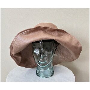 Vintage Kokin New York Gold Large Summer Hat